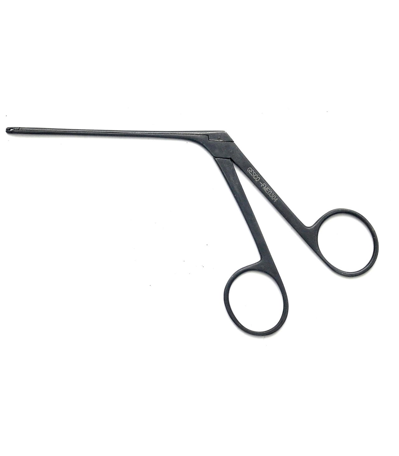 Alligator Micro Ear Cup Forceps round cup jaw right curved fine 8mm