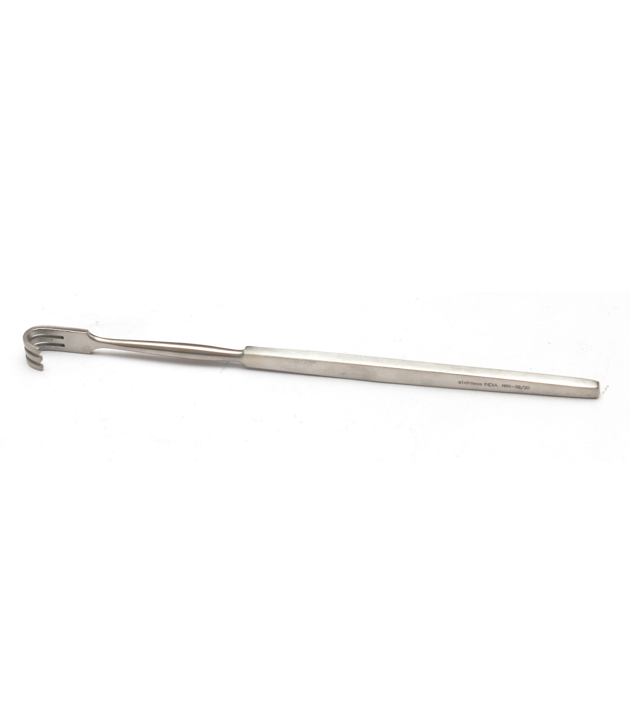 Hand Held Rake Retractor blunt prongs 6 1/2" long